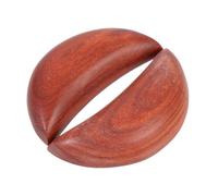 SUPVOX Copas Sagradas de Adivinación Feng Shui de Madera Roja 3 Pulgadas, Juego de 2 Piezas en Forma de Media Luna Yin Yang, Decoración y Suministros para Rituales Espirituales