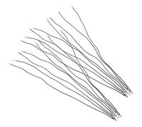 SUPVOX Cordón Elástico Redondo Negro 2 Mm de Grosor, 40 Cm de Longitud Clips Metálicos, 30 Unidades para Sombreros, Mascarillas y Manualidades, Cuerda Elástica Resistente y Ajustable