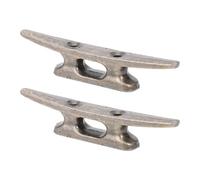 SUPVOX Cornamusa Marina de Aleación de Zinc 2 Piezas 90X18 MM Base Abierta Soporte para Cuerda de Barco Accesorios para Atraque y Amarre en Muelles y Embarcaciones Recreativas