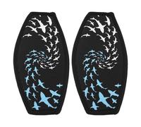 SUPVOX Correa de Buceo de Neopreno 2 Piezas, Doble Capa, para Cabello contra Tirones y Enredos, Funda Ajustable para Snorkel y Buceo, Accesorio para Deportes Acuáticos