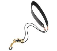 SUPVOX Correa Para El Cuello De Saxofón: Correa Para El Cuello De Saxofón De Cuero Suave Y Acolchado Con Gancho A Presión: Cordón Cómodo Para Saxofones Alto Tenor Soprano Y Barítono