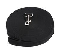 SUPVOX Correa para Mascotas De Nylon Resistente para Entrenamiento De 15 Metros, Correa Ajustable De 7,5 Metros para Paseo y Adiestramiento, Color Negro, para Perros, Gatos y Cachorros