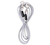 SUPVOX Correa para Perros de Acero Antirroeduras Doble Cabeza 5 MM de Diámetro y 5 M de Longitud Adecuado para Entrenamiento y Paseos al Aire Libre Resistente y Práctica para