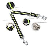 SUPVOX Correa Reflectante para Perro Doble Cabeza Cinta de Tracción Resistente para Cachorros y Mascotas Suministro para Perros Verde