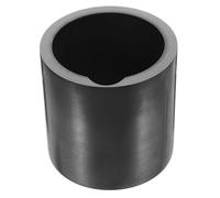 SUPVOX Crisol de Grafito para Fundición 210 Ml con Vertedor Resistente a Altas Temperaturas Diámetro 80×80 MM Adecuado para Fundir Oro Plata y Metales Laboratorio