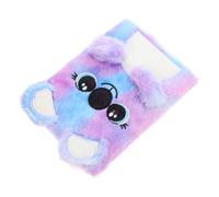 SUPVOX Cuaderno con de Peluche Diseño de Adorable Portátil y Práctico para Escritura Diaria de Notas Suave para y