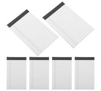 SUPVOX Cuaderno de Notas A7 Rayado 6 Unidades, Minicuadernos Portátiles 3x5 Pulgadas para Oficina y Estudio, Planificador Diario para Gestión de Tareas y Citas, Libreta Pequeña