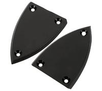 SUPVOX Cubierta De Tensor Triangular Negra Para Barra De Armadura De Guitarra Eléctrica, 2 Piezas, Accesorio De Repuesto Adecuado Para Reparación y Mantenimiento De Partes De Guitarra Eléctrica