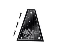 SUPVOX Cubierta del Núcleo Forma de Flor de Estrella Negra Funda de Ajuste de Guitarra Hecha de Hierro de Superficie Mate Funda de Guitarra