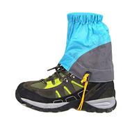SUPVOX Cubiertas De Zapatos De Senderismo Polaina De Zapato Cubrir Polainas De Nieve Exterior Tobillo Al Aire Libre Bajo A Prueba De La Intemperie Mochilero Espinilla Ligero Pie Azul