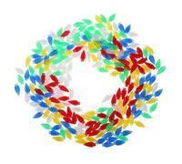 SUPVOX Cubiertas para Luces LED de Jardín 250 Piezas, Difusores de Plástico en 5 Colores, Adornos Colgantes en Forma de Piña para Luces Solares Exteriores, Accesorios para Decoración