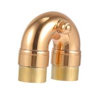 SUPVOX Cuello Curvado para de Latón Duradero Accesorio Profesional de Reemplazo Fácil para Práctica y Actuación