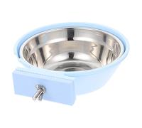 SUPVOX Cuenco de Acero Inoxidable para Comida de Mascotas de 16 5 Pulgadas de Diámetro Soporte para Cuenco Peludo Diseño Seguro para Colgar