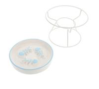 SUPVOX Cuenco De Cerámica para Gatos Plato Ergonómico para Comer Despacio para Gatos De Interior Protege La Espalda Evita La Ansiedad por Comida