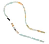 SUPVOX Cuentas para Joyería de Piedra Natural Rectangulares 4x13 Mm, Cuentas para Hacer Collares y Pulseras, Aproximadamente 30 Piezas por Tira, Ideales para Bricolaje y Manualidades