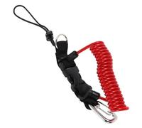 SUPVOX Cuerda de Seguridad para Cámara Submarina con Cable Inoxidable Cordón Retráctil con Muelle y Cierre Rápido Resistente para Buceo y Snorkel