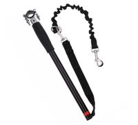 SUPVOX Cuerda de Tracción para Perros Desmontable Nylon y Acero, Correa Resistente para Pasear y Montar en Bicicleta Fácil Instalación