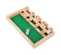 SUPVOX Dados de Madera Shut The Box Familiar de Matemática para Adultos Diversión Casa Bar Interacción Familiar y Habilidades de Resolución de Problemas