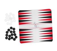 SUPVOX Damas Chinas Portátil de Viaje Set de Juego de Mesa de Goma para Camping Cruceros y para Actividades al Aire