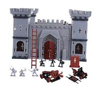 SUPVOX de Castillo Ensamblado para Niños Soldados de Plástico Juego de Maquetas DIY Juguete Educativo para Desarrollar Imaginación para de Guerra 1 Juego