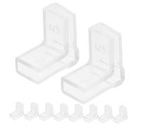 SUPVOX de Esquinas para Peceras 10 Unidades Abs a Prueba de Bebés 90 Grados Suaves Y Resistentes No Se Necesitan Herramientas para Instalarlos