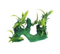 SUPVOX Decoración Acuario Verde Bambu Resina Planta Artificial para Peceras Oficina Restaurante Hotel Natural