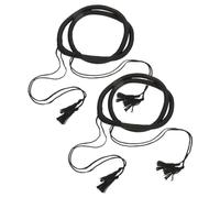 SUPVOX Diadema Turbante Árabe para Hombre 2 Unidades Pañuelo Shemagh Negro 56 CM con Borla Accesorio Tradicional para Cabeza Musulmana Fiestas y Disfraces