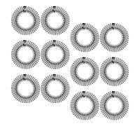 SUPVOX Diademas Circulares Elásticas Peine Negro 12 Unidades, Diadema Flexible Puntas para Peinado Recogido, Accesorio Ligero y Discreto para Mujer, Adecuado para Uso Diario y