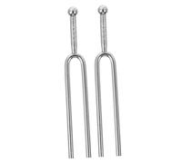 SUPVOX Diapasón Para Guitarra 440 Hz a Tono Estándar, Juego De 2 Piezas Plateadas, Accesorio Musical Preciso Para Afinación De Instrumentos, Adecuado Para Músicos Profesionales