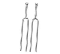 SUPVOX Diapasones Musicales para Guitarra a 440hz, 2 Piezas en Aleación de Aluminio Plateada Afinadores de Tono Precisos y Sonido Claro para Uso Profesional