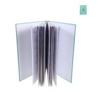 SUPVOX Diario de Autocuidado Tapa Dura A5 Azul Verdoso, Cuaderno Personal de Gratitud y Reflexión Diaria para Mujeres y Hombres, Cuaderno Consciente para Crecimiento y Bienestar Personal