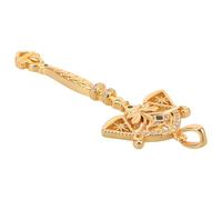 SUPVOX Dijes de Cobre para Hacer Joyas DIY Colgantes de Constelación de Libra Gemas de Imitación Accesorios Decorativos para Llaveros y Collares Vintage Ideales para Manualidades y