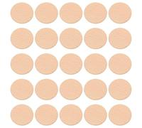 SUPVOX Discos Redondos de Madera de Haya sin Terminar 50 Piezas 3,8x0,35 Cm para Manualidades Diy, Astillas de Madera Naturales para Pintura y Decoración Creativa en Artesanía