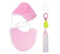 SUPVOX Disfraz Adulto para Cosplay con Babero Jumbo Gorro y Chupete Rosa Accesorios para Fiesta Carnaval y Eventos Temáticos