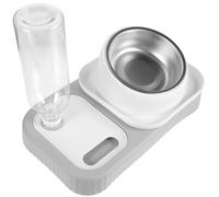 SUPVOX Dispensador Automático Comida y Agua De Gato Cuencos De Resistentes y Compactos Diseño Antivuelco para Perros y Gatos Almacenaje Seguro y Práctico para Mascotas