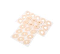 SUPVOX Dispositivo de Agarre para Violín 30 Piezas (15 Óvalos Pequeños 15 Grandes) Corrector de Postura para Violinistas Principiantes, Estabilizador de Pulgar Autoadhesivo para