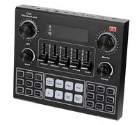 SUPVOX Dispositivo De Tarjeta De Sonido Externa Cambiador De Voz Portátil para Computadora y Móvil Simulador De Voz para Streaming