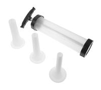 SUPVOX Embutidora Manual de Salchichas Pequeña para Uso Doméstico, Herramienta Práctica de Relleno Tubo de Plástico Seguro, Kit para Hacer Chorizos Caseros Fácil de Limpiar y Operar