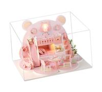 SUPVOX Ensamblar Un Modelo De Villa Mini De Cumpleaños Juguete para Modelo De Mini Casa Modelo De Casa
