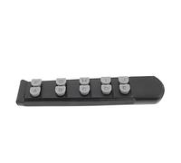 SUPVOX Entrenador de Dedos para Guitarra Portátil Abs, Aparato de Práctica para Principiantes, Ejercicio de Fuerza y Flexibilidad Manual para Mejorar Acordes y Escalas, Color Negro