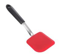 SUPVOX Espátula de Silicona Alimentaria Resistente al Calor Mango de Acero Inoxidable, Pala Antiadherente Roja para Utensilios de Cocina, Adecuado para Cocinar en Sartén y Uso Doméstico