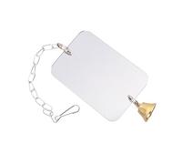 SUPVOX Espejo Colgante para Jaula de con Campana Juguete para Periquitos y Cacatúas Accesorio Duradero para Pájaros Pequeños Decoración para Jaulas y Entretenimiento