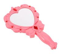 SUPVOX Espejo De Juguete Iluminado Para Niñas Pequeño Forma De Corazón, Juguete De Espejo De Cumpleaños Mágico Luz Para Juegos Festivos y Obsequio De Cumpleaños