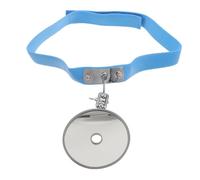 SUPVOX Espejo Reflector Frontal Diadema Ajustable de Otorrinolaringología Clínico de Silicona y Acero Inoxidable para Exámenes de Nariz, Oído y Garganta en Cirugía