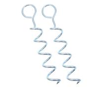 SUPVOX Estaca para Perros y Clavo de Suelo de Hierro Resistente 30X5.5 CM para Asegurar Perro en Exteriores y Camping, Ligera y Fácil de Transportar, Paquete de 2 Piezas