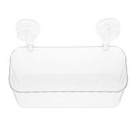 SUPVOX Estante de Pared para Baño Ventosa Fuerte, Transparente, Tamaño Grande, Organizador Adhesivo sin Taladro para Almacenamiento y Orden en Cocina y Baño