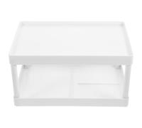SUPVOX Estante Multifuncional para Baño Pequeño, Estante de Plástico Resistente al Agua, Soporte para Artículos de Tocador, Organizador Compacto para Lavabo y Lavadora, Adecuado