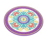 SUPVOX Estera Del Tazón De Música Almohada Tapetes De Cuencos Cojín De Posavasos Mandala Alfombrilla De Cuenco De Sonido Budista Beber De Polivinilo Nepal Nórdico