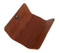 SUPVOX Estuche De Cuero Sintético Marrón para Púas De Guitarra, Organizador Portátil Capacidad para Seis Púas, Accesorio para Guitarra Acústica, Eléctrica