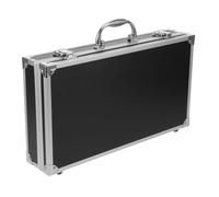 SUPVOX Estuche de Transporte para Micrófono Caja de Aluminio Portátil Cerradura Prueba de Polvo Organizador para Transmisión de Karaoke y Equipos de Audio Profesionales